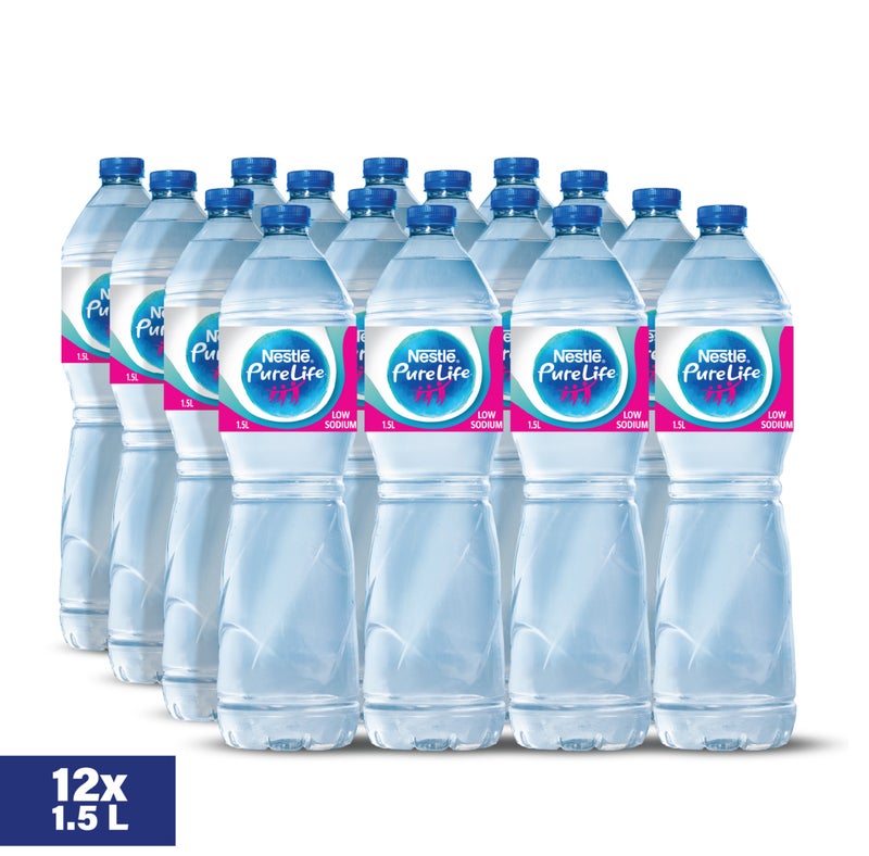 Nestle Waters زجاجة نستله بيور لايف 1.5x12 لتر - Image 2