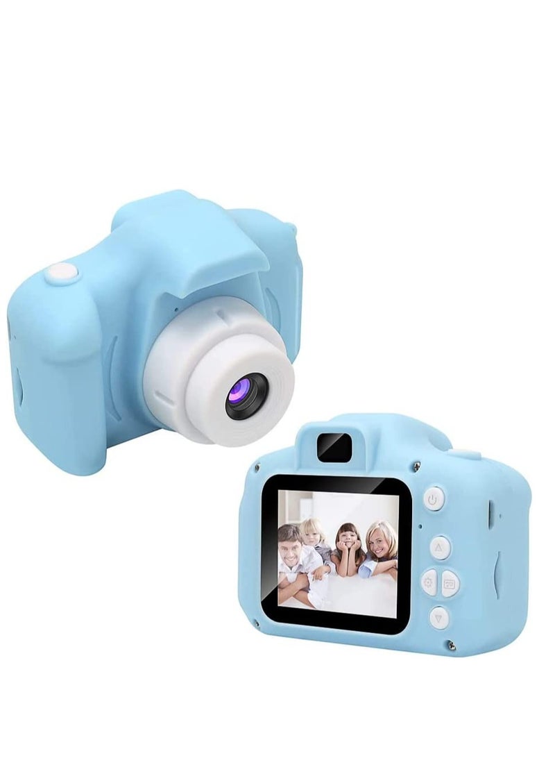 Mini Rechargeable 8Mp Hd Digital Kids Camera, Digital Camera For Kids, Handy Portable Camera 2.0 Screen, Child Video Recorder Camera. (Blue) - Image 1