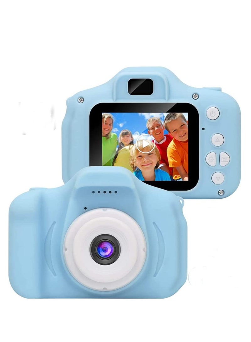 Mini Rechargeable 8Mp Hd Digital Kids Camera, Digital Camera For Kids, Handy Portable Camera 2.0 Screen, Child Video Recorder Camera. (Blue) - Image 3