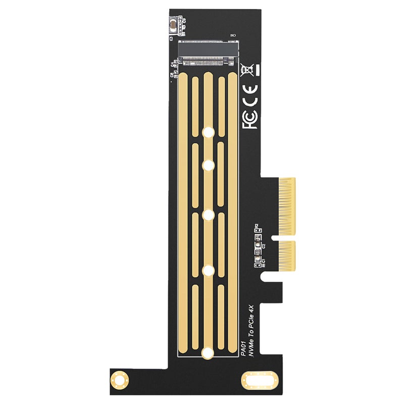 M.2 to PCIe3.0 Adapter Card M.2 NVME PCIe SSD Converter Card Support M-Key NVME PCIe 2230/2242/2260/2280/22110 SSD - Image 3
