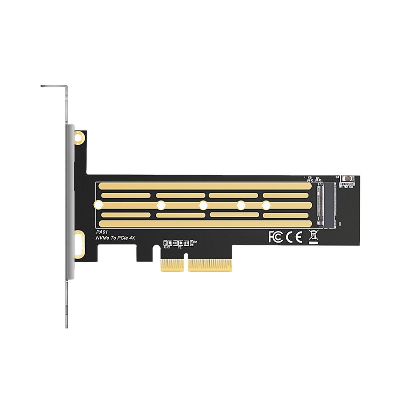 M.2 to PCIe3.0 Adapter Card M.2 NVME PCIe SSD Converter Card Support M-Key NVME PCIe 2230/2242/2260/2280/22110 SSD - Image 1