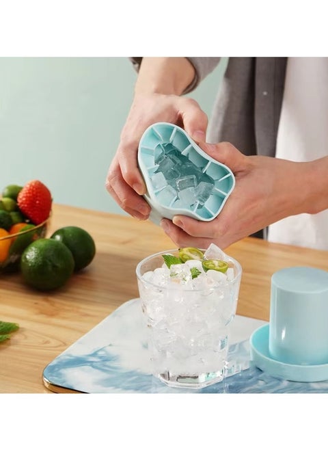 Silicone Ice Cube Mold Round Ice Bucket Summer Homemade DIY Refrigerator Freeze Ice Maker Creative Ice Cube Mold Barware Tools