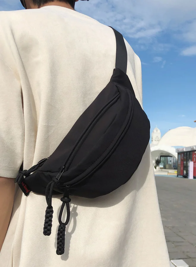 Take Two  Take Two Solid Zip Closure Crossbody Bag for Men | Best Price UAE