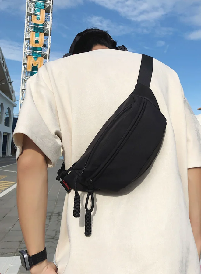 Take Two  Take Two Solid Zip Closure Crossbody Bag for Men | Best Price UAE