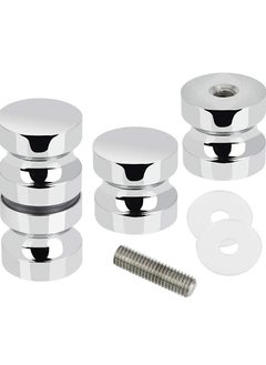 SYOSI 2 Set Shower Screen Handle Bathroom Door Handle Knob with Solid Stainless Steel for Replacement Groove Glass Door(Install Screw 7.5mmx30mm)  - Image 2