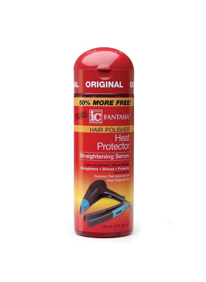 Fantasia Fantasia High Potency IC Heat Protector Straightening Serum, Hair Polisher, 6 oz.  - Image 1