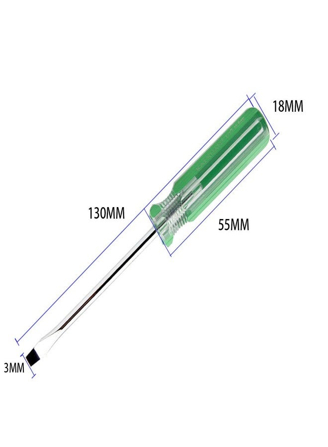 Buspoll small screwdriver tool flat head and Phillips screw driver- #2 Phillips, Slotted 1/4” used to repair children's toys; musical instruments, microphones loose screws - Image 2