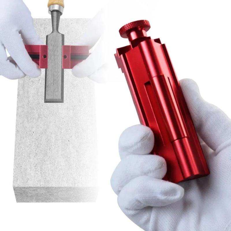 Knife Guide: Durable Aluminum Alloy + Vibrant Red Finish - Precision Sharpness Maintenance Tool for Professional Chefs and Home Cooks - Image 2