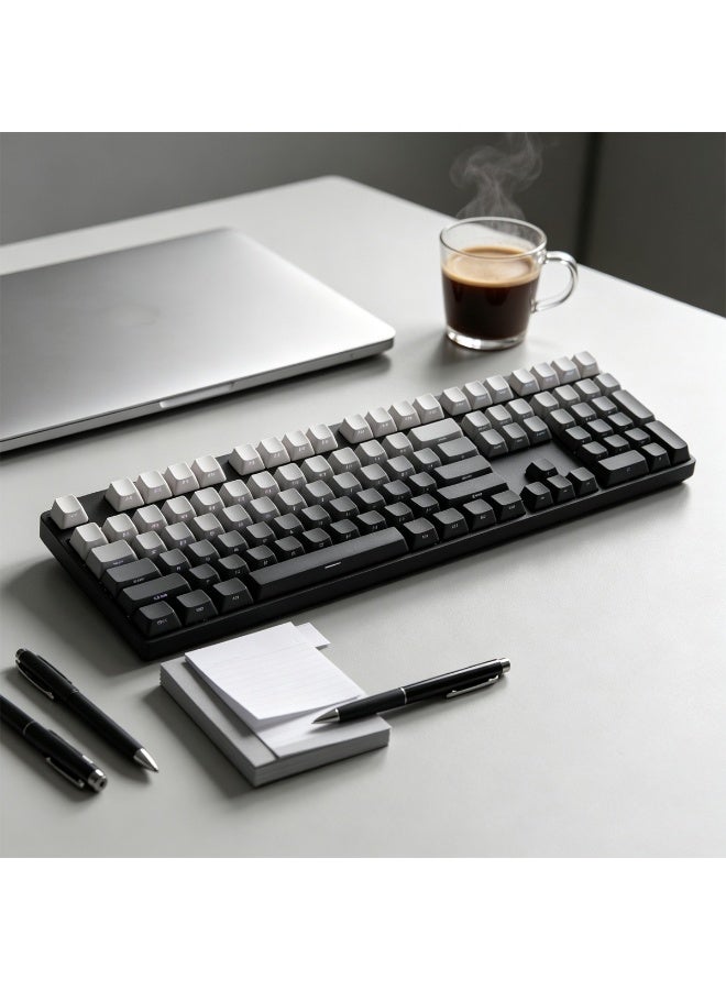 Keycaps Set for Mechanical Keyboards, Gradient Color 136 Keys PBT Key Caps, Side-Printed Keycaps, Replacement Keycap Set for Mechanical Keyboard, for Gaming & Office Use - Image 4