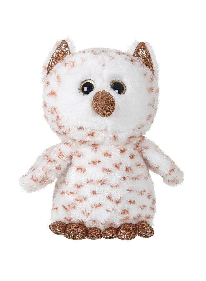 Mirada Cute White Glitter Eye Owl Soft Toy Gift For Girls Kids Stuffed Plush Animal 25Cm - Image 1