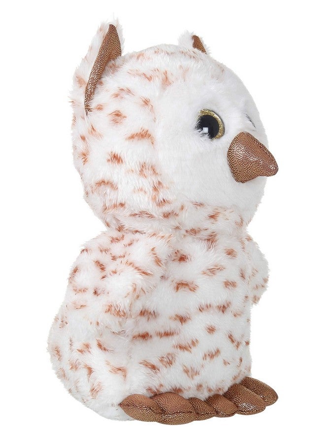 Mirada Cute White Glitter Eye Owl Soft Toy Gift For Girls Kids Stuffed Plush Animal 25Cm - Image 2