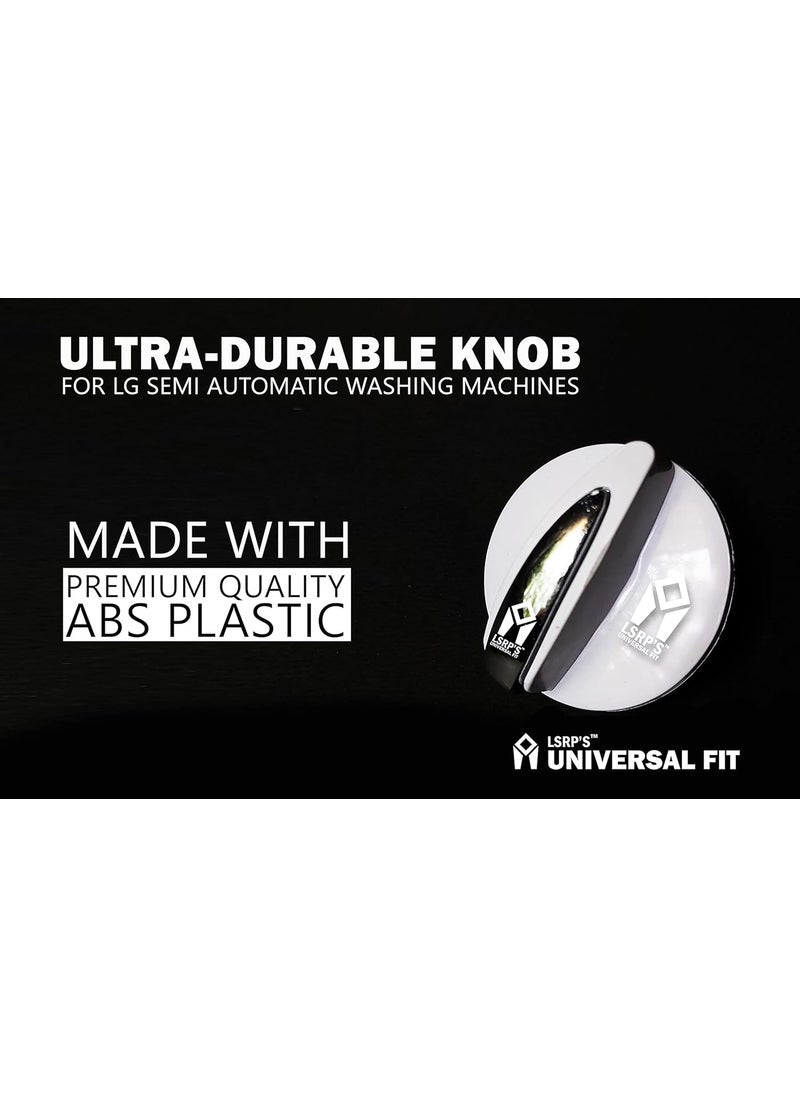 LSRP's Universal Fit - LSRPS Universal Fit Knobs Compatible with LG Washing Machine Knob SetDrain Switch KnobTimer Knob for Semi Automatic Washing Machines Set of 4 knobs - Image 1