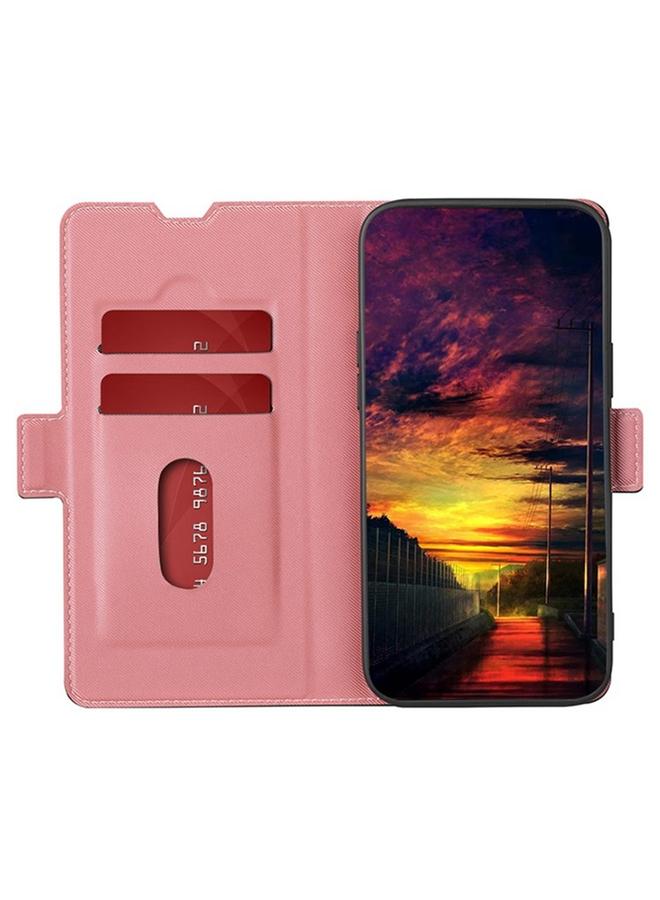 اس-توب جراب هاتف OPPO A78 4G من الجلد مع أزرار جانبية وملمس قطني - Image 3