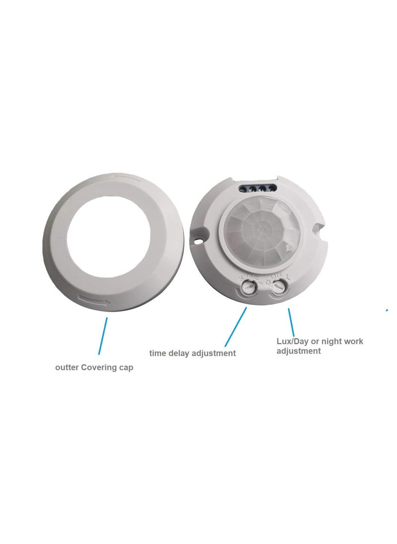 Maxwell 360 Degree Mini PIR Motion Sensor with Light Sensor Ceiling Mounted with Warranty 2 Year