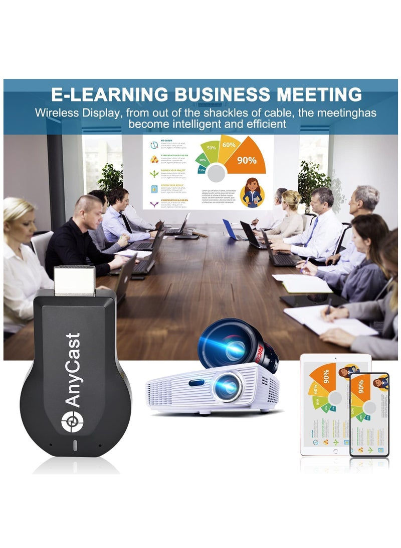 KASTWAVE Anycast HDMI Wireless Display Adapter - WiFi 1080P Mobile Screen Mirroring Receiver Dongle to TV/Projector Receiver Support Windows Android Mac iOS - Image 3