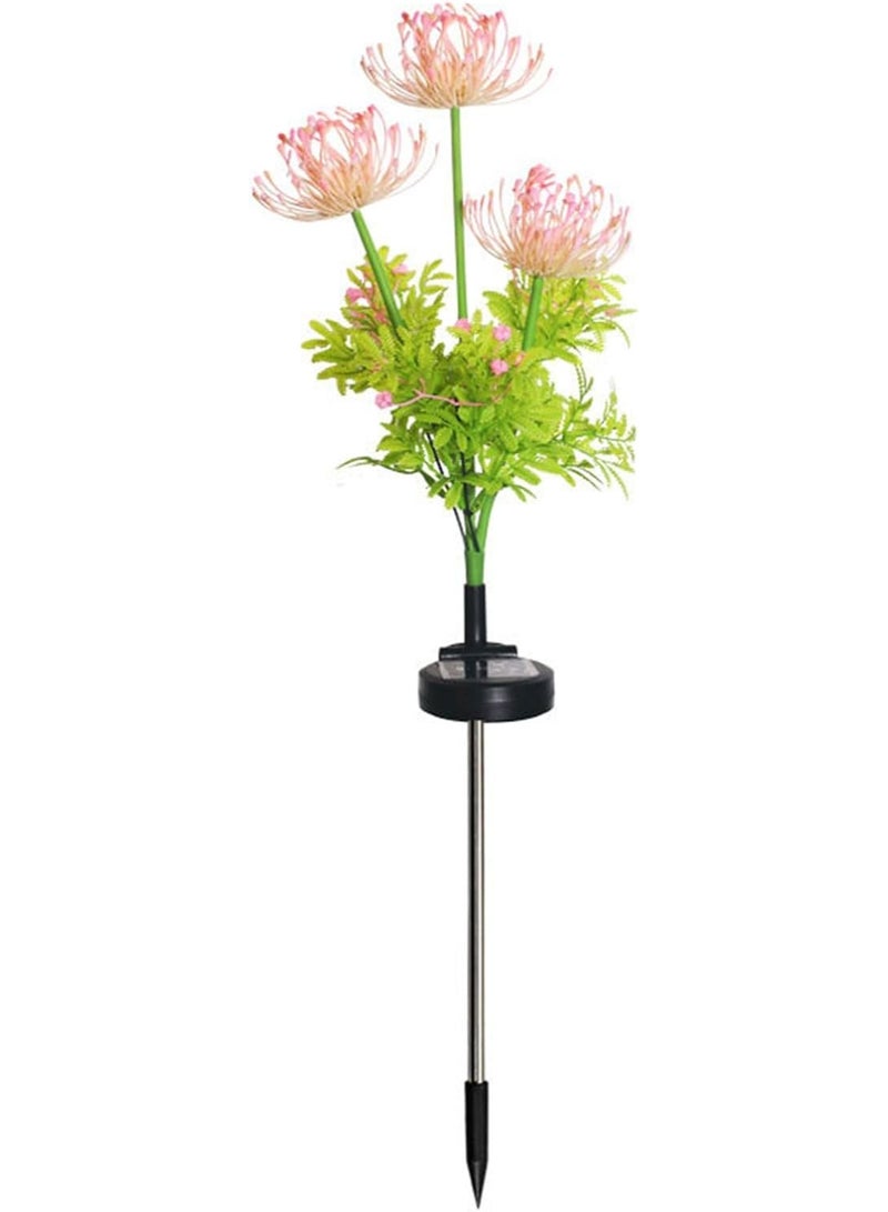 بلومنغ تايم أضواء حديقة الزهور الشمسية الخارجية المزخرفة بالألواح الشمسية للزهور الخارجية لديكور الحديقة الخلفية (بانا) - Image 2