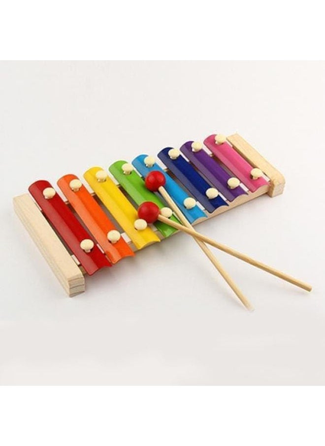 Xylophone for Toddlers – Educational Musical Percussion Toy with 2 Mallets for 1-Year-Olds 