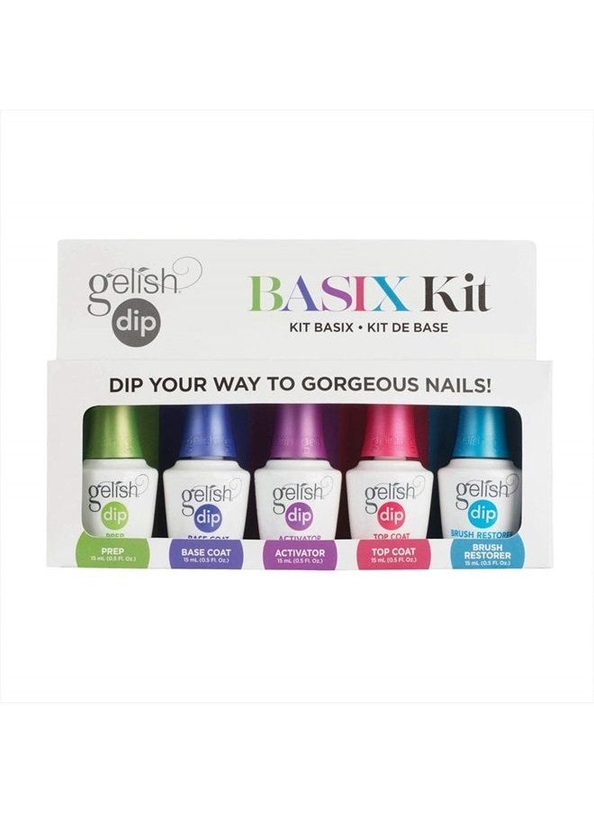 Gelish Dip Basix Kit, Dip Powder Nail Kit, Nail Dip Powder Kit, Nail Set  - Image 1