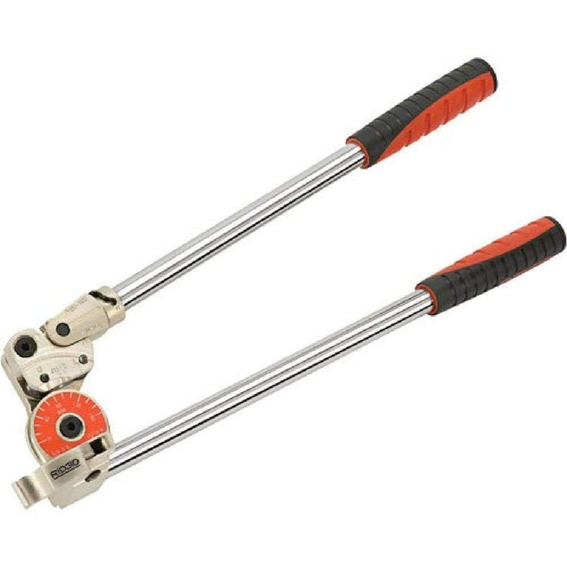 RIDGID 38048 Model 608 HeavyDuty Stainless Steel Pipe and Tubing Bender 12 Pipe Bender with Extra Long Handles Black Red Silver - Image 2