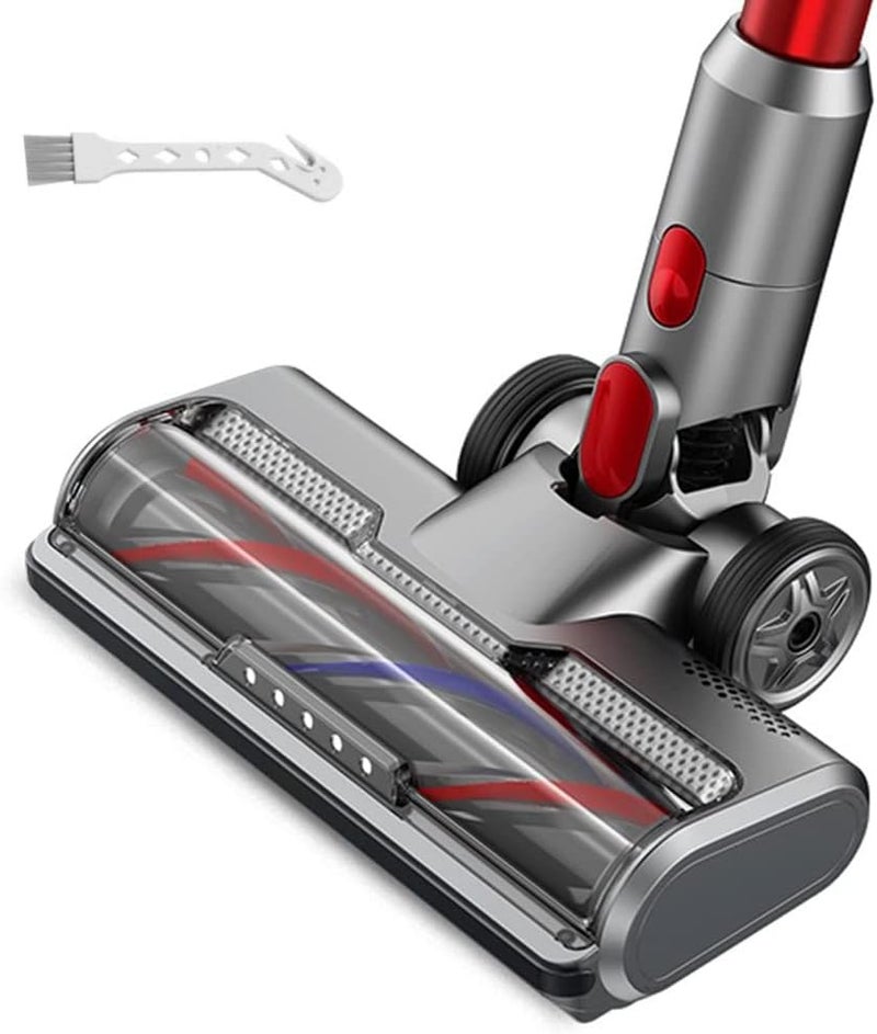 Laymi Motorhead Hardwood Floor Attachment for Dyson V7 V8 V10 V11 V15 Vacuum Cleaners with LED Headlights, Roller Cleaner Head Replacement Parts (D009) - Image 1