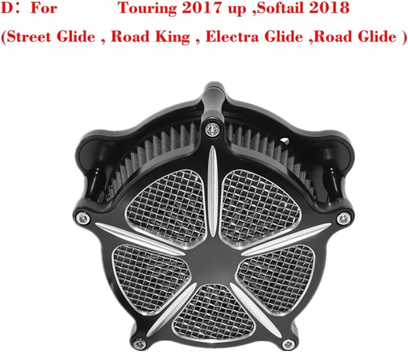 DEMULAX Motorcycle CNC Air Filter Intake - Image 2