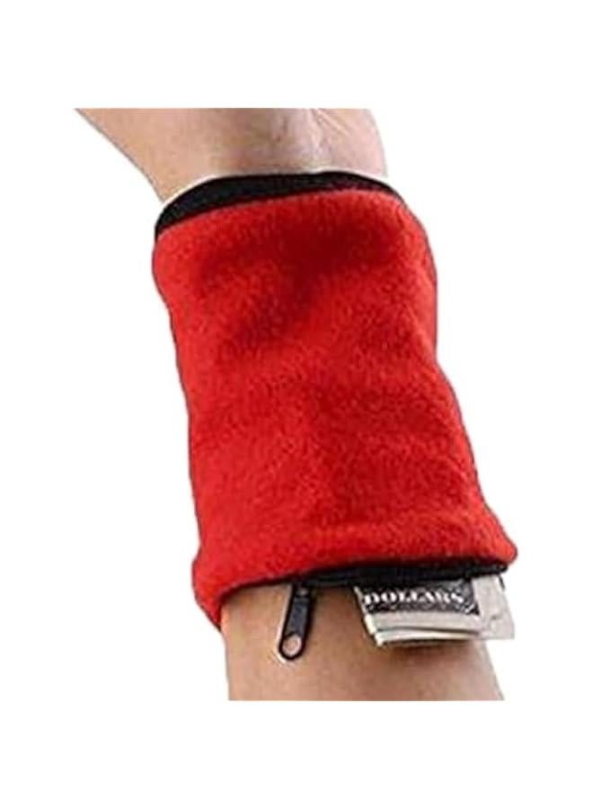 Sportswear Wrist Pouch, Sweat-Proof Wrist Key Pocket, Uni Zipper Wrist Pouch | Breathable Running Wallet Wristband for Walking, Climbing, Cycling, Running, Hiking  - Image 1