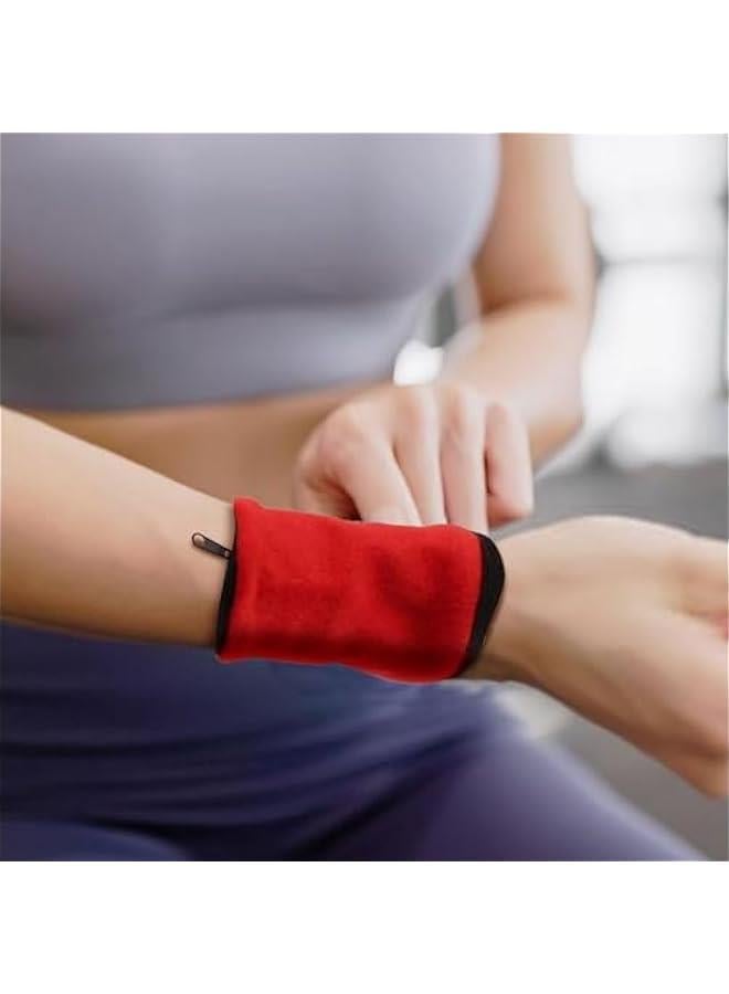 Sportswear Wrist Pouch, Sweat-Proof Wrist Key Pocket, Uni Zipper Wrist Pouch | Breathable Running Wallet Wristband for Walking, Climbing, Cycling, Running, Hiking  - Image 2