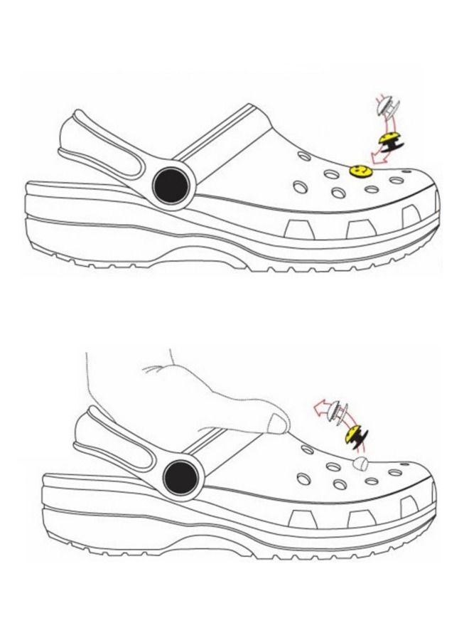 20PCS Crocs Shoe Decoration Charms, Cartoon Anime Collection Series Charms Shoes Charm for Crocs Hole Hole Shoe, for Kids Boys Girls Men Women Party Favor - Image 4