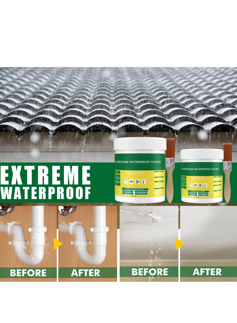 EELHOE Invisible Paste Mighty Repair Sealant Glue for Home Bathroom Roof Adhesive Polyurethane Leak-Proof Coating (100g) - Image 2