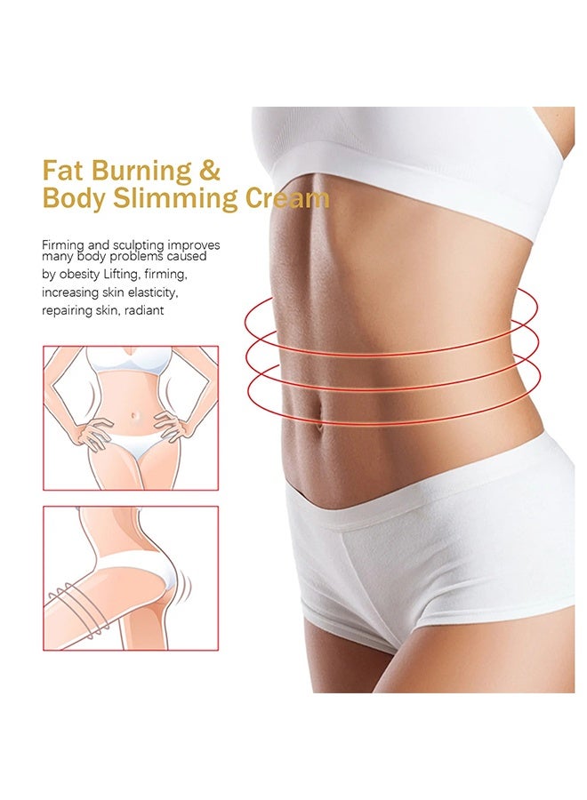 INKEEY Fat-Reducing Cream，Fat Burner Slimming Body Massage Sculpting Cream Anti Cellulite Cream for Belly Waist Thighs Abdomen Buttocks Firming Tighten Skin 50g - Image 5