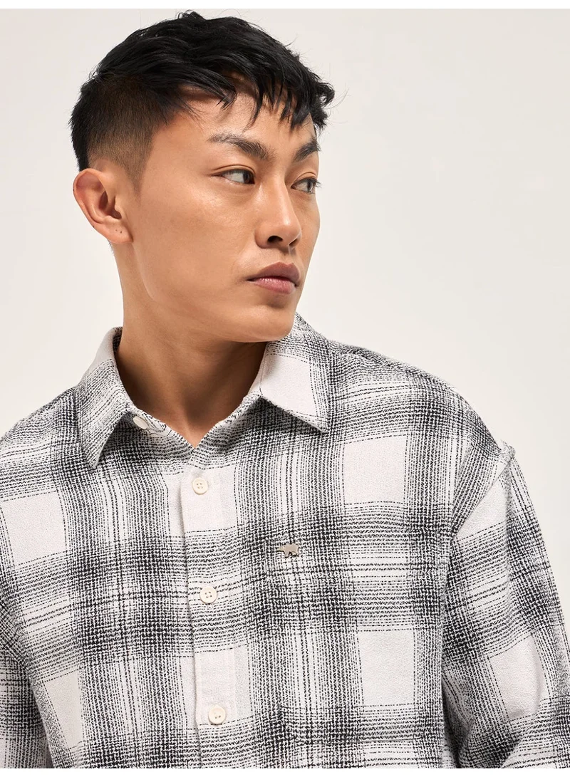 THE BEAR HOUSE  Men’s Shirt for Office, Casual & Party Wear | Comfortable Long Sleeve Shirt with Classic Collar, Button Closure & Versatile Stylish Look for Men | Best Price UAE