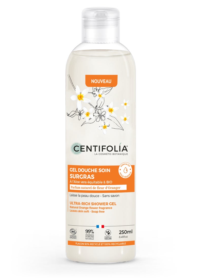 Centifolia - ULTRA-RICH SHOWER GEL NATURAL ORANGE FLOWER 250ML - Image 1