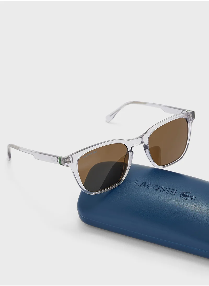 LACOSTE Modified Rectangle Sunglasses L6040S