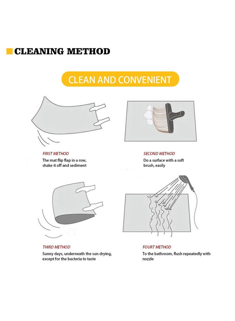 الأزرق جي دبليو وسادة سجاد سجاد حمام المطبخ بنمط 40*70 سم دخول المطبخ - Image 3