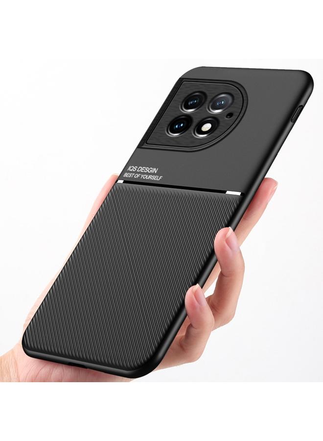 S-TOP Case For OnePlus Ace 2 Pro Classic Tilt Strip Grain Magnetic PC Hybrid TPU Phone Case - Image 3