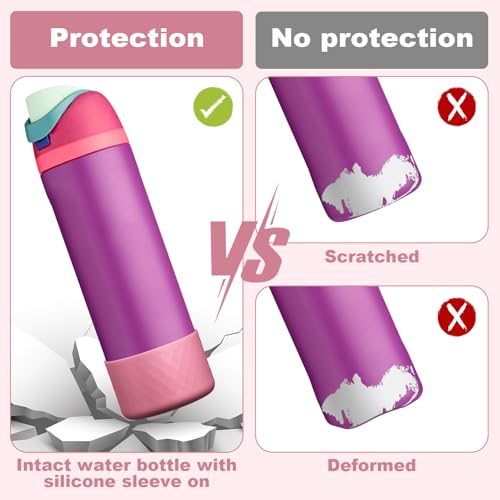 Beonsky Silicone Boot for Owala Water Bottle 24 oz, Anti-Slip Protective Sleeve for FreeSip/Twist/Flip Stainless Steel Water Bottles Accessories - Image 3
