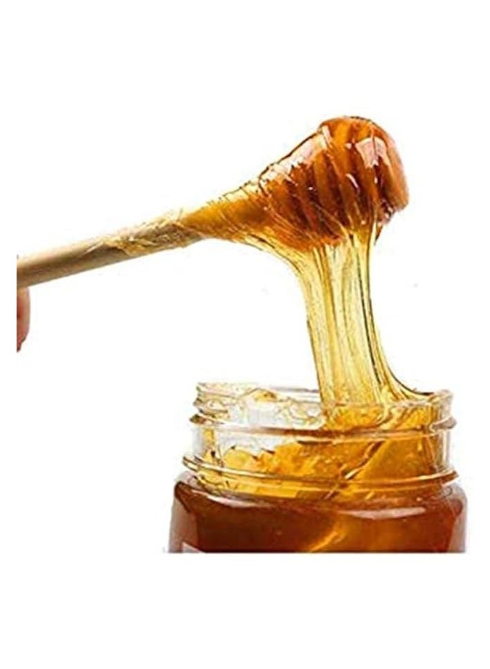 erorex 2 PCS Wooden Honey Dipper Dinnerware Stick Honey Spoon Mixing Stick For Honey Coffee Jar Coffee Milk Tea Safe Stir Bar Spoon (8CM, Pack of 2)  - Image 4