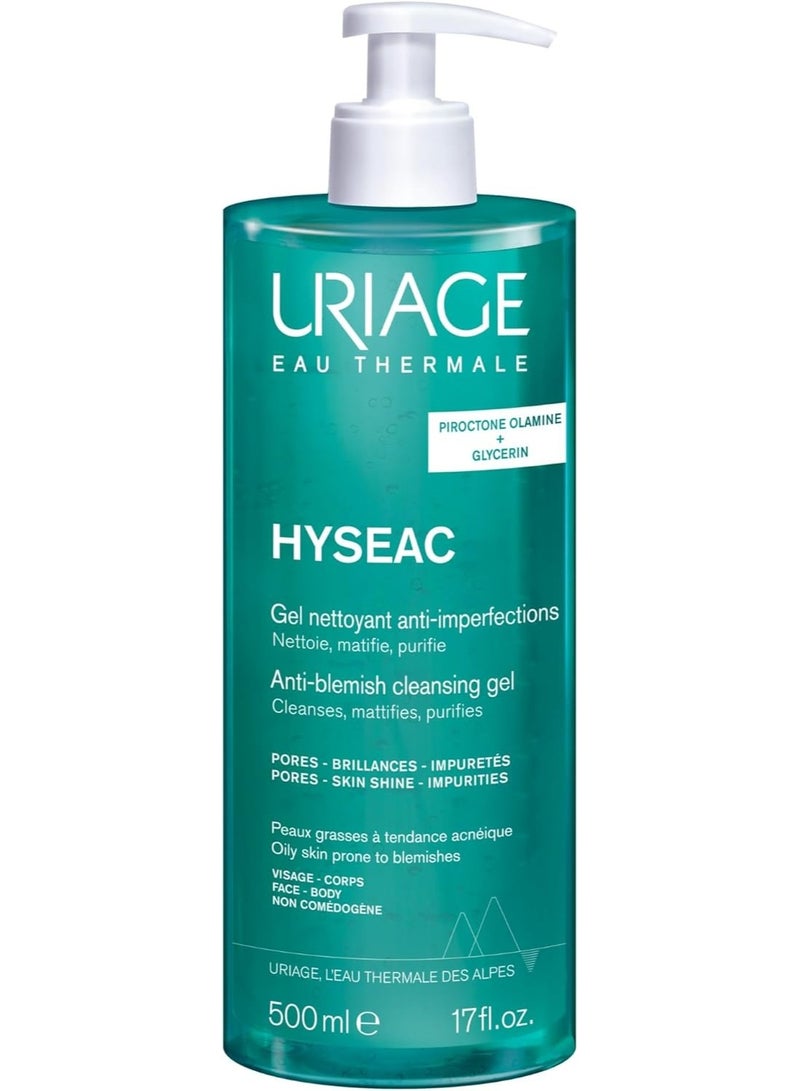 Uriage Hyséac Cleansing Gel 500ml - Image 1