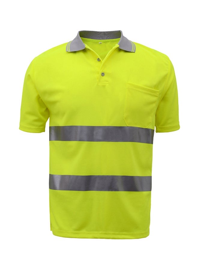 NIBEMINENT Reflective Safety T-Shirt Fluorescent Yellow 28x22.5x3cm - Image 1