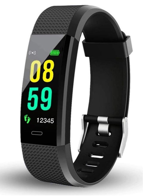 Smart Fitness Band ID115 For Lenovo Pad Touchscreen Smart Bracelet Bluetooth Smart Band LED with Daily Activity Tracker, Heart Rate Sensor, Sleep Monitor and Basic Functionality for All Boys & Girls W