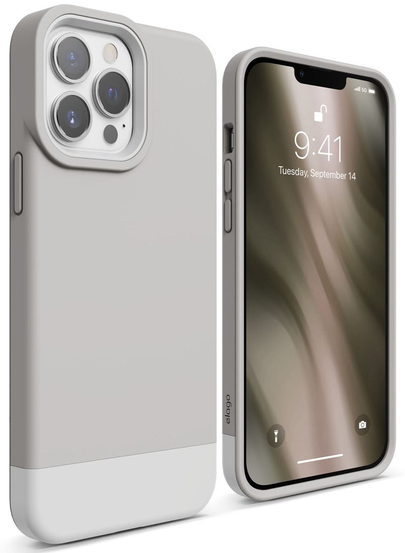 Elago Glide for iPhone 13 Pro MAX Case Cover - Stone White - Image 1