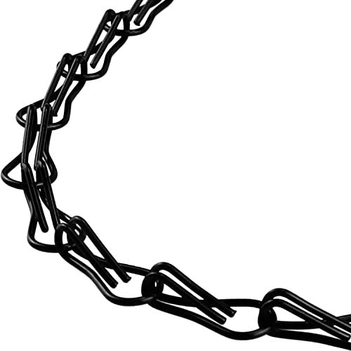 Tim Tim Agro Alloy Steel 10 Pcs 20 Inch Hanging Chain For Bird Feeders,Garden Plant Hangers For Decorative Ornaments, Planters, Billboards, Lanterns, Wind Chimes, Outdoor/Indoor Use(Black) - Image 2