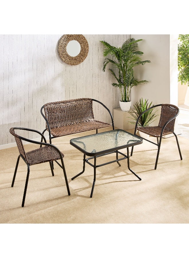 Home Box Outdoor Rattan Seating Set for Patio - Image 1