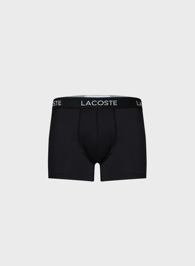 LACOSTE 3 pack Microfiber Trunks