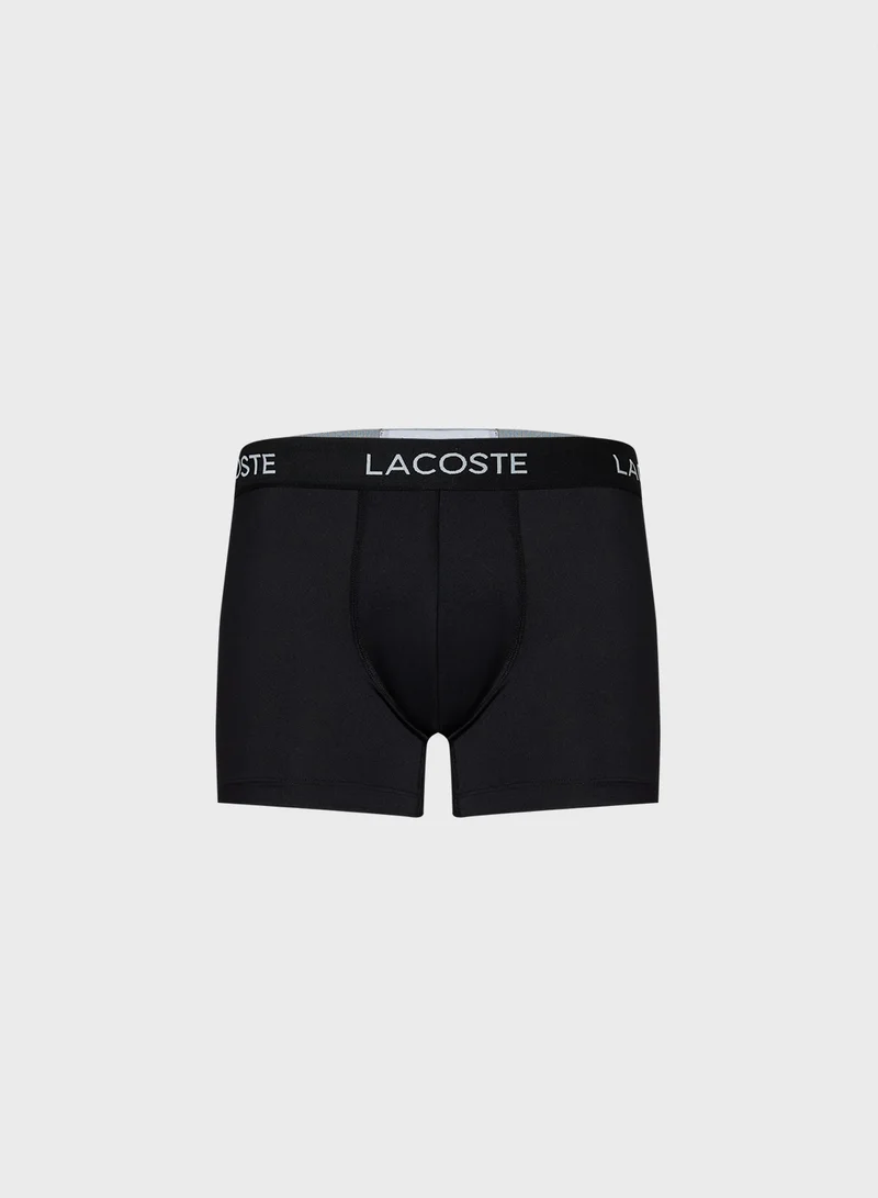 LACOSTE 3 pack Microfiber Trunks