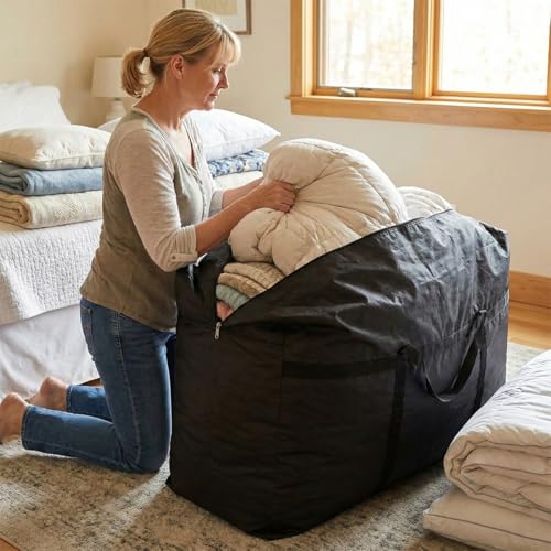 IWEIK Extra-large Tarp Storage Bag (Black, 31Gal/120L) - Image 3