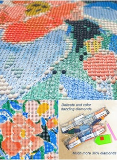 WooFree DIY Handcraft Diamond Painting Set Flowers  - Image 4