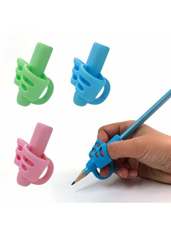 KOABBIT Pencil Grips for Kids Handwriting,Pencil Holder for Toddlers/Preschool 2-4 Year learning to Write, Writing aid Grip Tools for Children's Training Pen Holding Posture Correction Tools(3 PACK) - Image 1