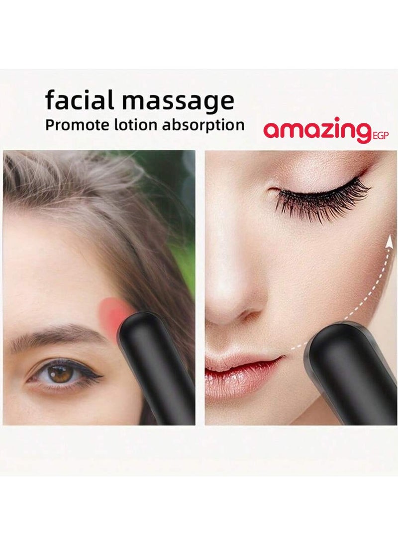 amazing.EGP - 1pc Mini Vibrating Massager, High Speed Facial Massage, 10 Massage Control Modes, Support Charging, Carefully Massage Face and Eyes, Promote Lotion Absorption, Lipstick Sized, Small and Portable - Image 1
