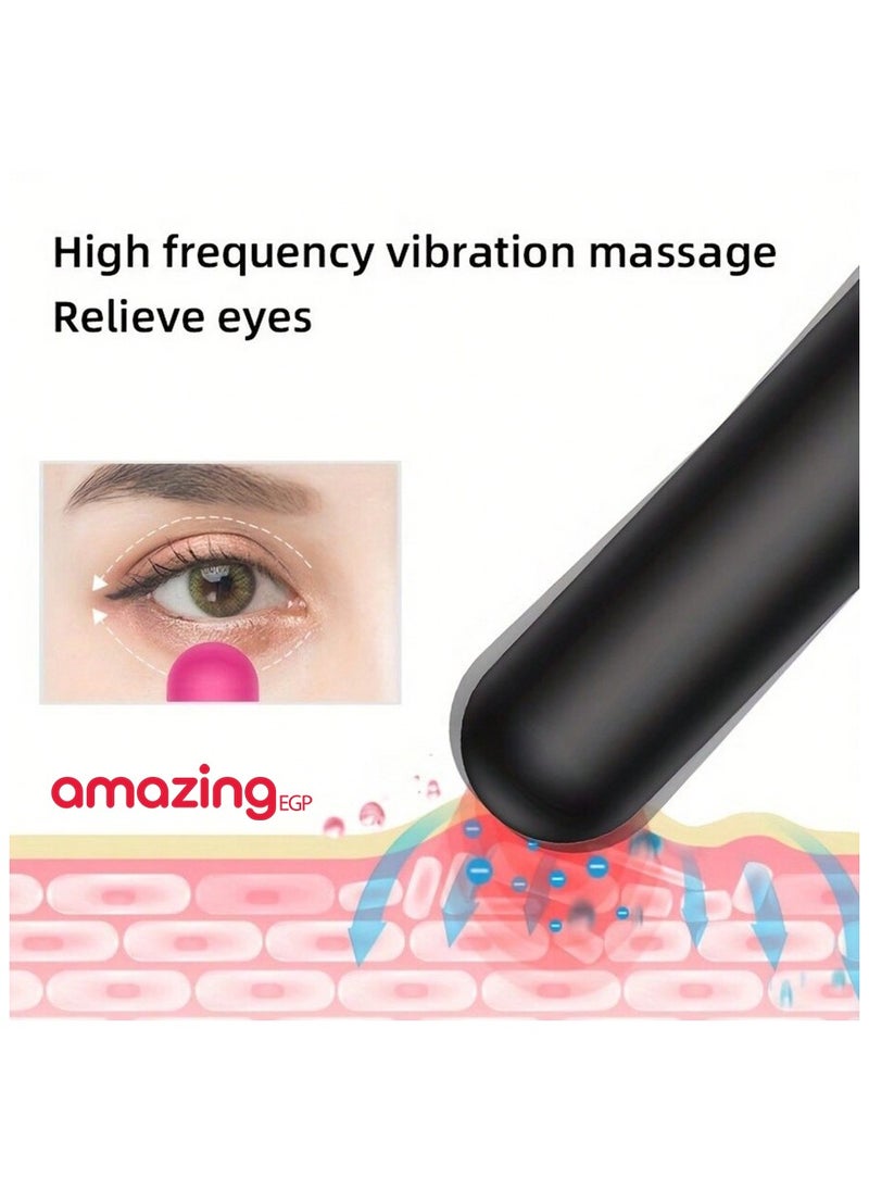 amazing.EGP - 1pc Mini Vibrating Massager, High Speed Facial Massage, 10 Massage Control Modes, Support Charging, Carefully Massage Face and Eyes, Promote Lotion Absorption, Lipstick Sized, Small and Portable - Image 1